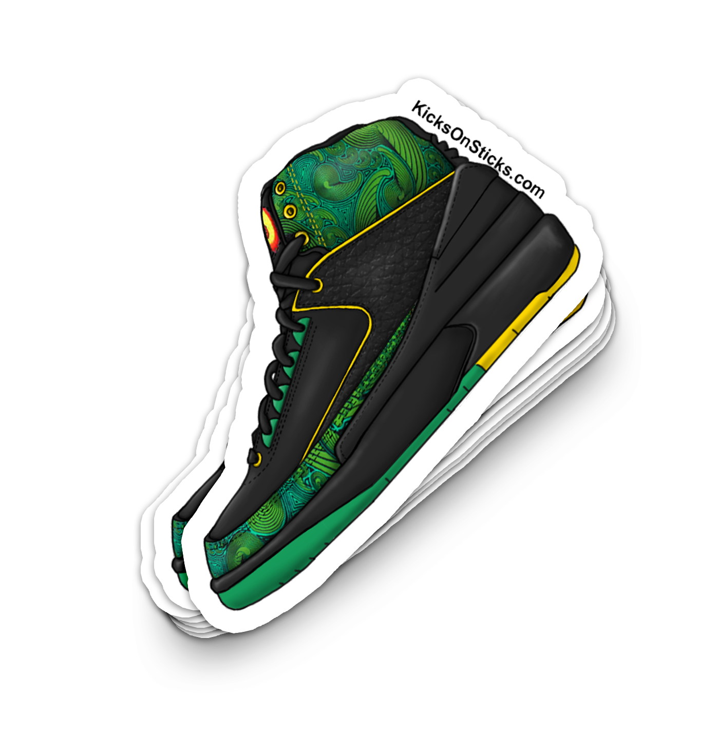 Jordan 2 "Doernbecher" Sneaker Sticker