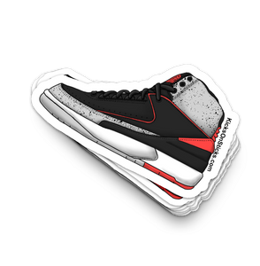 Jordan 2 "Infrared" Sneaker Sticker