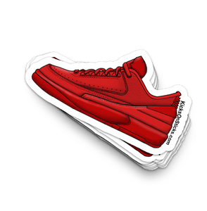 Jordan 2 Low "Gym Red" Sneaker Sticker