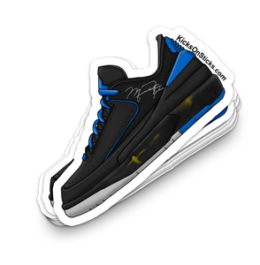 Jordan 2 Low "Off-White Black" Sneaker Sticker