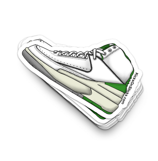 Jordan 2 "Lucky Green" Sneaker Sticker