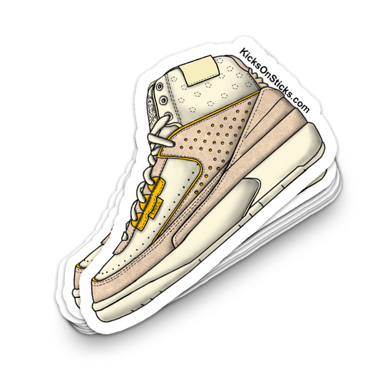 Jordan 2 "Union Rattan" Sneaker Sticker