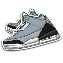 Jordan 3 "Chlorophyll" Black Sneaker Sticker