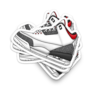 Jordan 3 "Denim" Sneaker Sticker