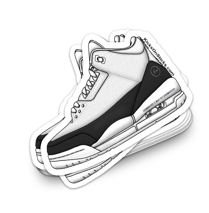 Jordan 3 "Fragment" Sneaker Sticker