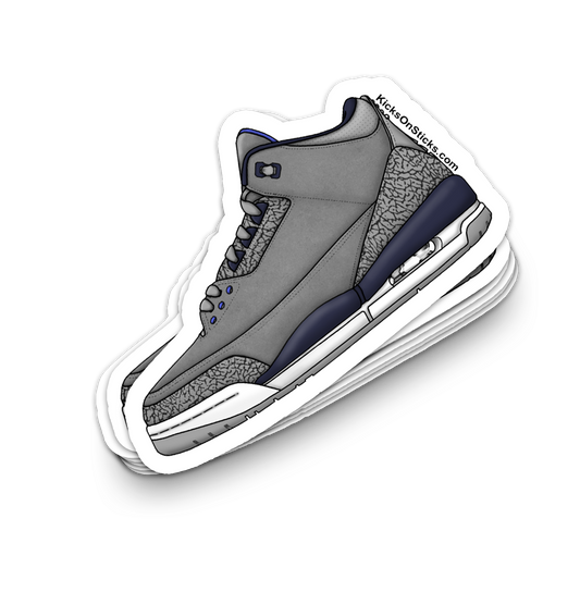 Jordan 3 "Georgetown" Sneaker Sticker