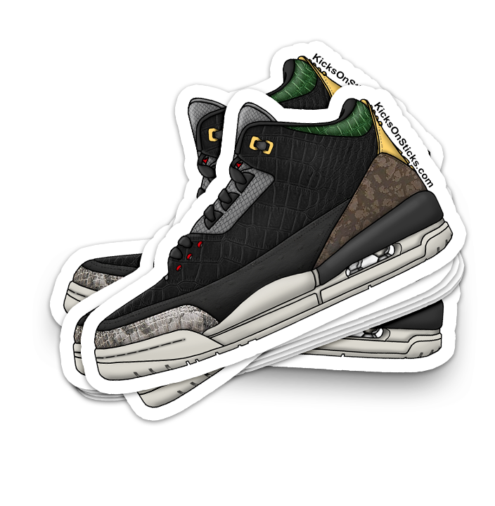 Jordan 3 "Instinct 2.0" Sneaker Sticker