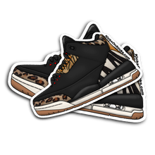Jordan 3 "Instinct" Black Sneaker Sticker