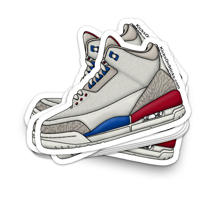 Jordan 3 "International Flight" Sneaker Sticker