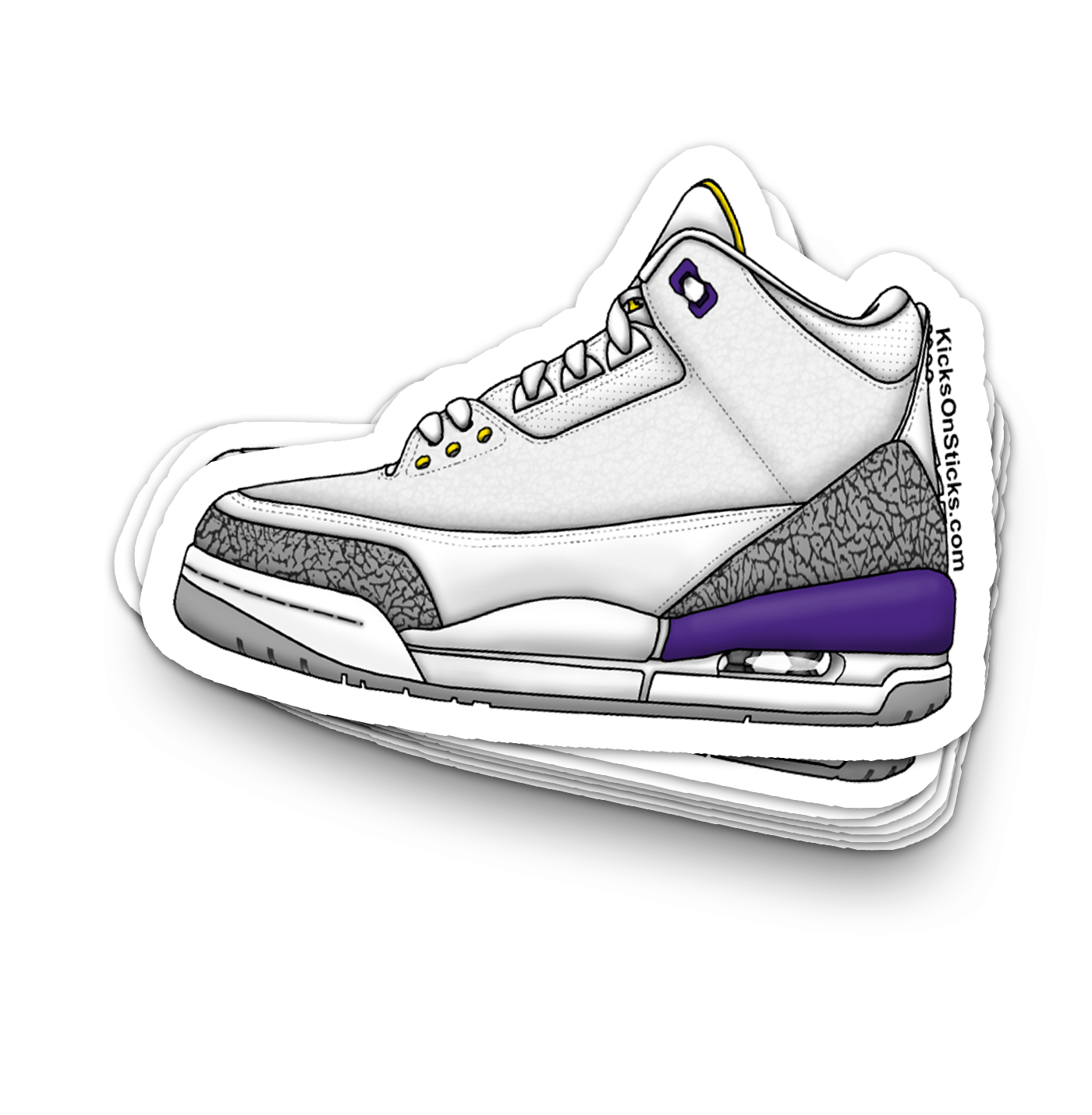 Jordan 3 "Kobe Bryant PE" Sneaker Sticker