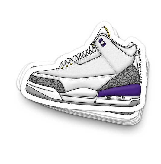 Jordan 3 "Kobe Bryant PE" Sneaker Sticker