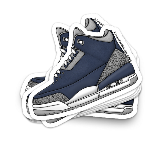 Jordan 3 "Midnight Navy" Sneaker Sticker
