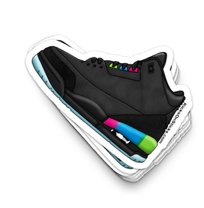Jordan 3 "Quai 54" Sneaker Sticker