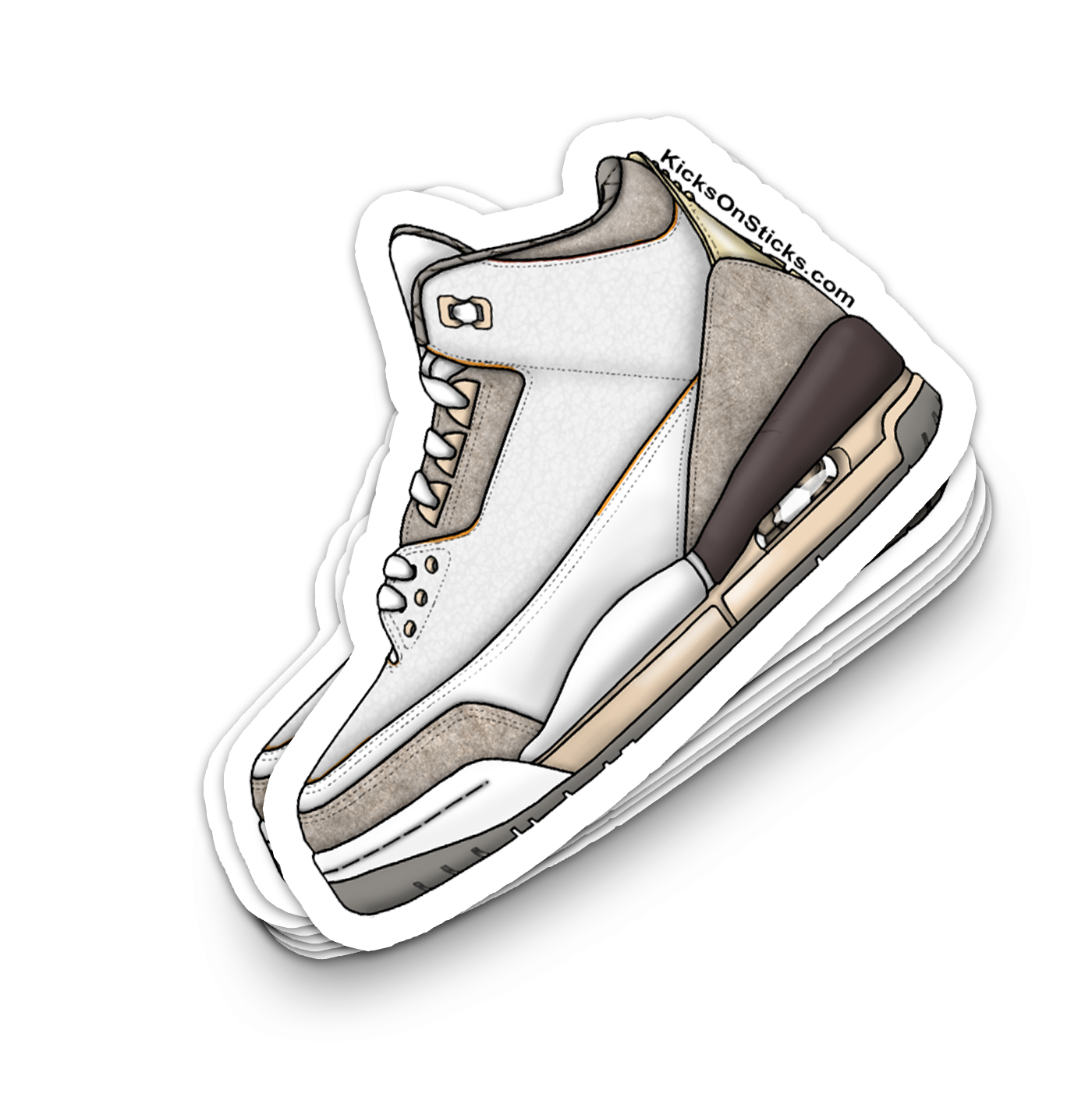 Jordan 3 "A Ma Maniere" Sneaker Sticker