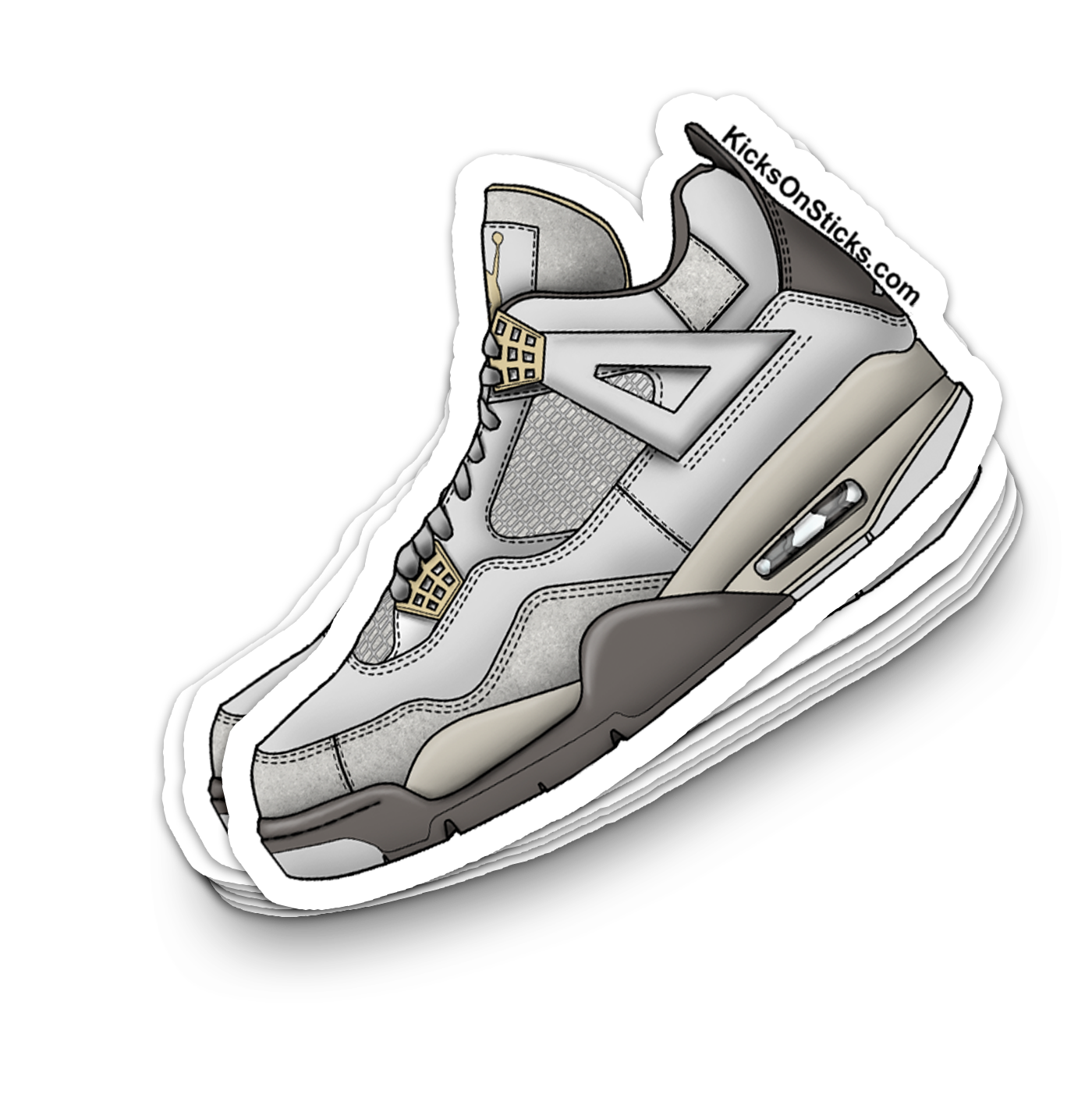 Jordan 4 "Craft" Sneaker Sticker