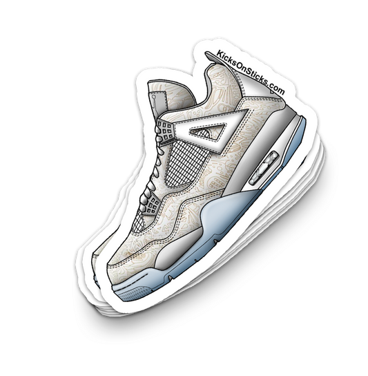 Jordan 4 "Laser 30th Anniversary" Sneaker Sticker