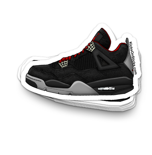 Jordan 4 "Laser Black 2005" Sneaker Sticker
