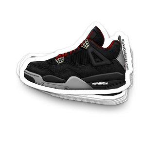 Jordan 4 "Laser Black 2005" Sneaker Sticker