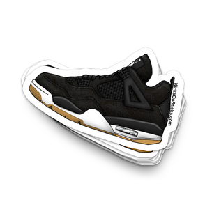Jordan 4 "Laser Black Gum" Sneaker Sticker