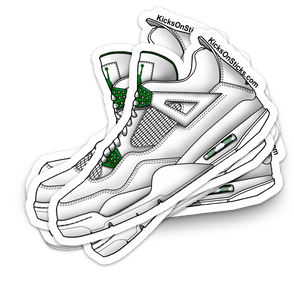Jordan 4 "Metallic Green" Sneaker Sticker
