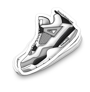 Jordan 4 "Military Black" Sneaker Sticker