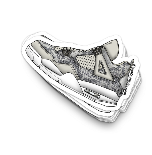 Jordan 4 "Pinnacle White" Sneaker Sticker