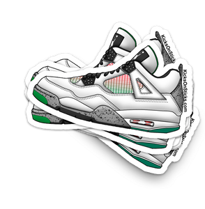 Jordan 4 "Rasta" Sneaker Sticker