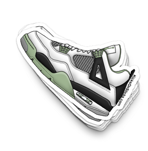 Jordan 4 "Seafoam" Sneaker Sticker