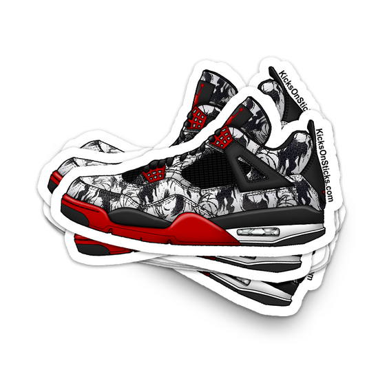 Jordan 4 "Tattoo" Sneaker Sticker