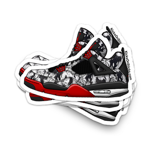 Jordan 4 "Tattoo" Sneaker Sticker