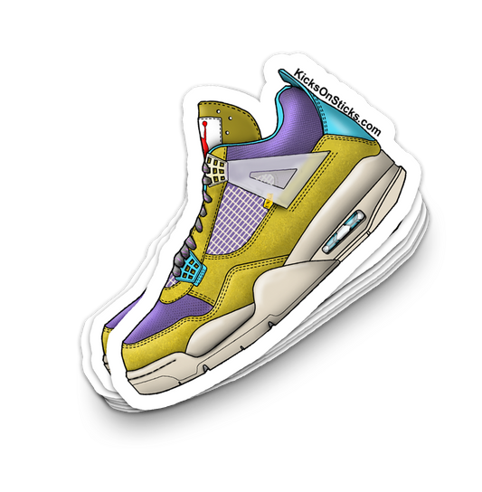 Jordan 4 "Union Desert Moss" Sneaker Sticker