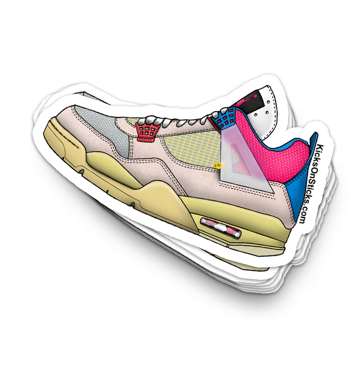 Jordan 4 "Union Guava" Sneaker Sticker