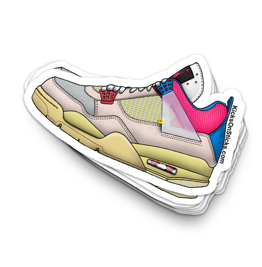 Jordan 4 "Union Guava" Sneaker Sticker