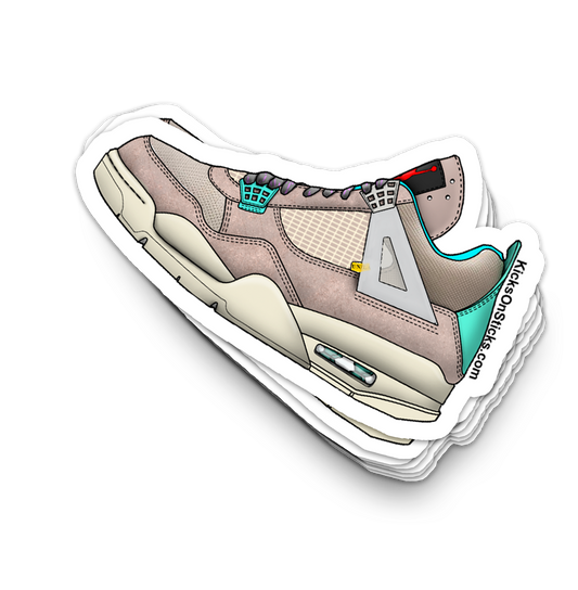 Jordan 4 "Union Taupe" Sneaker Sticker