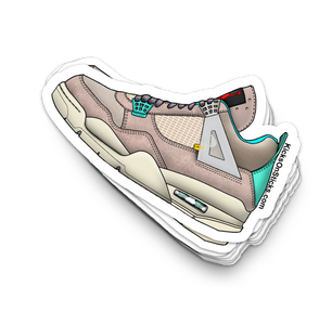 Jordan 4 "Union Taupe" Sneaker Sticker