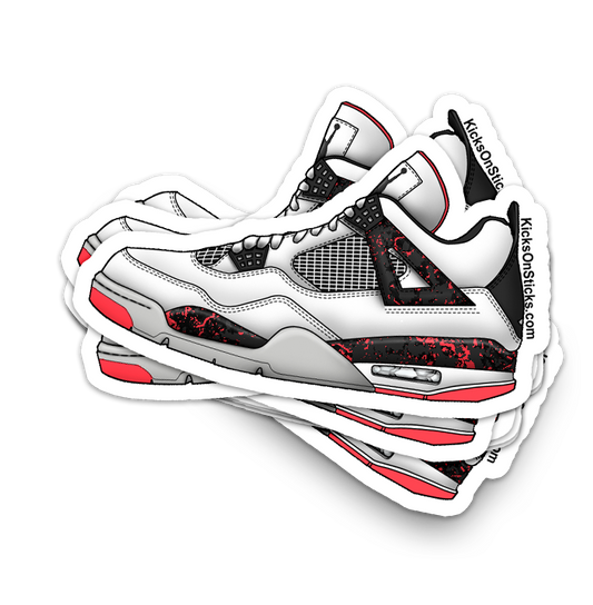 Jordan 4 "Pale Crimson" Sneaker Sticker