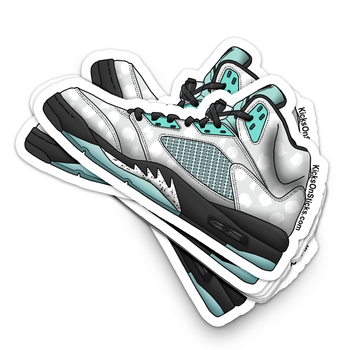 Jordan 5 "Island Green" Sneaker Sticker