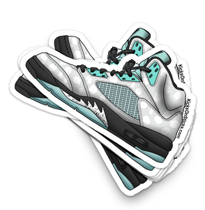 Jordan 5 "Island Green" Sneaker Sticker