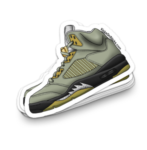 Jordan 5 "Jade Horizon" Sneaker Sticker