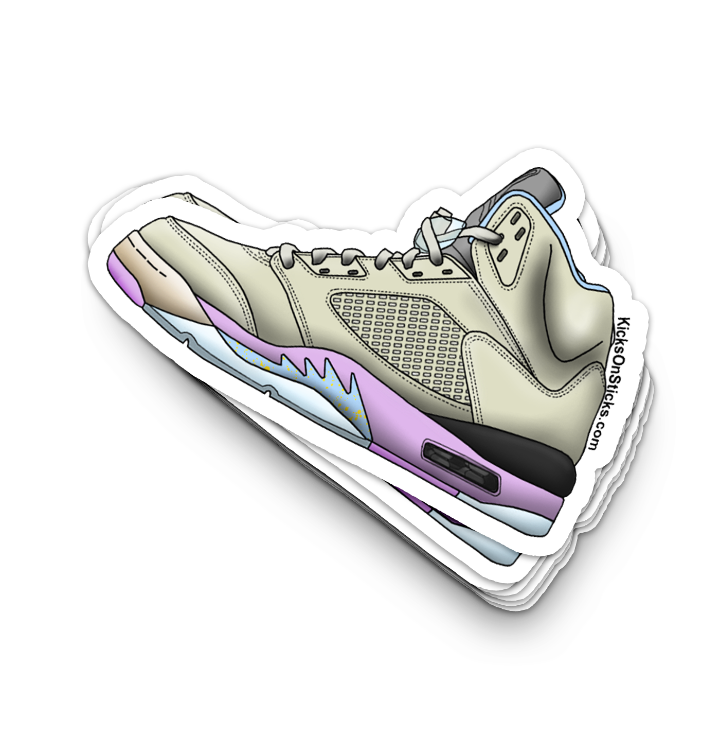 Jordan 5 "Khaled Sail" Sneaker Sticker