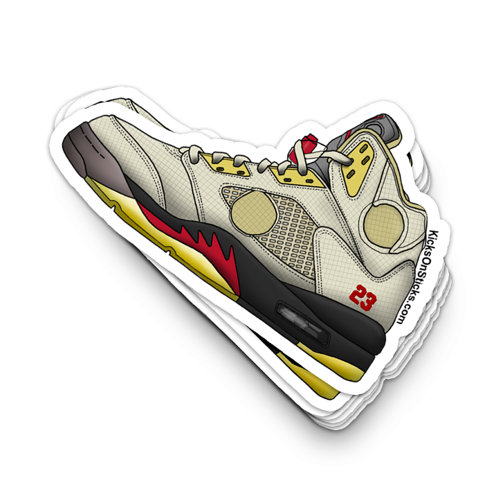 Jordan 5 "Off White Sail" Sneaker Sticker