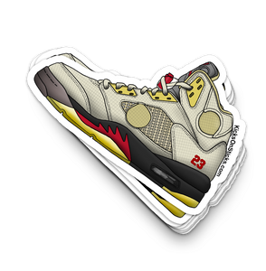 Jordan 5 "Off White Sail" Sneaker Sticker