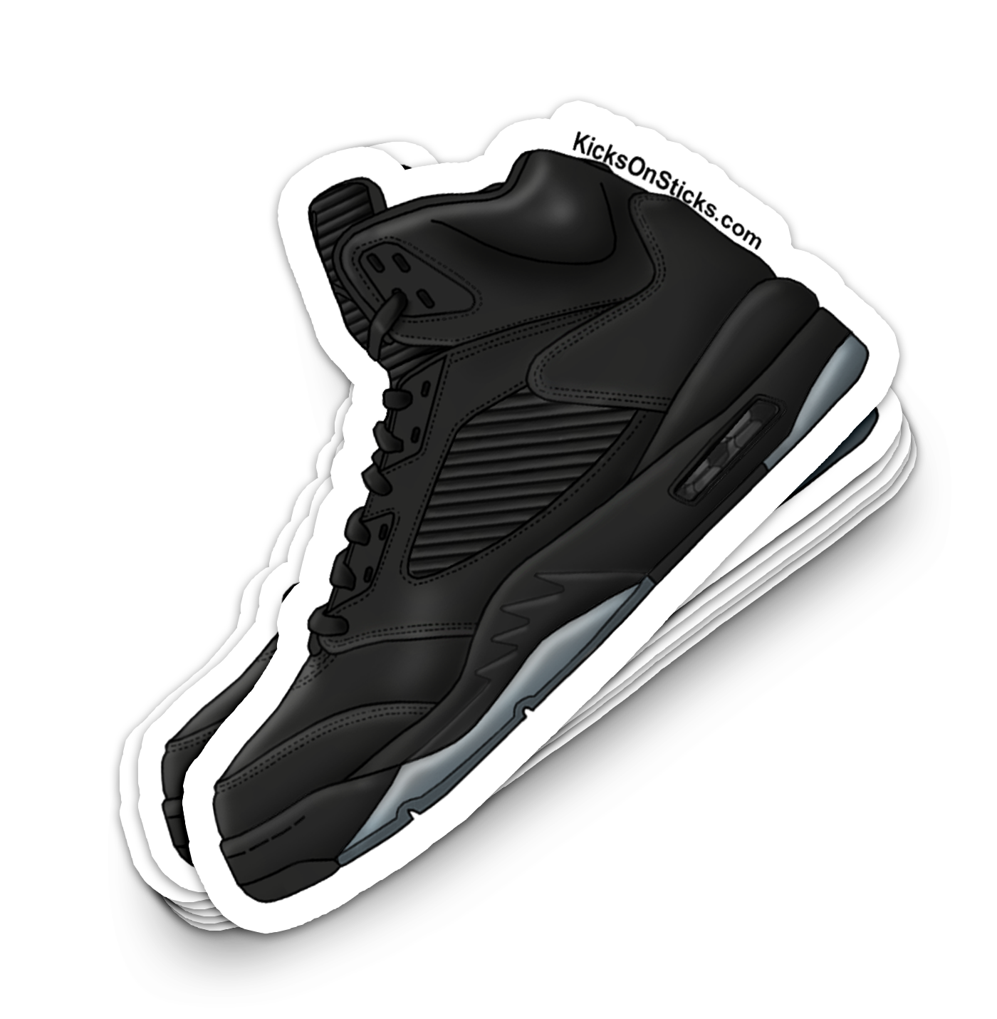 Jordan 5 "Pinnacle Black" Sneaker Sticker