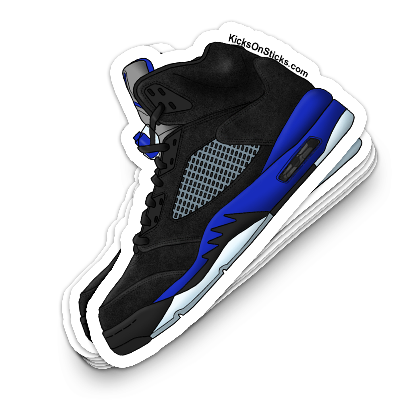 Jordan 5 "Racer Blue" Sneaker Sticker