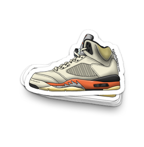 Jordan 5 "Shattered" Sneaker Sticker