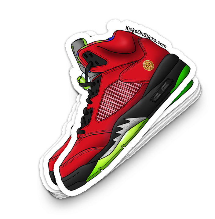 Jordan 5 "What The" Sneaker Sticker