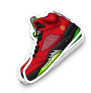 Jordan 5 "What The" Sneaker Sticker