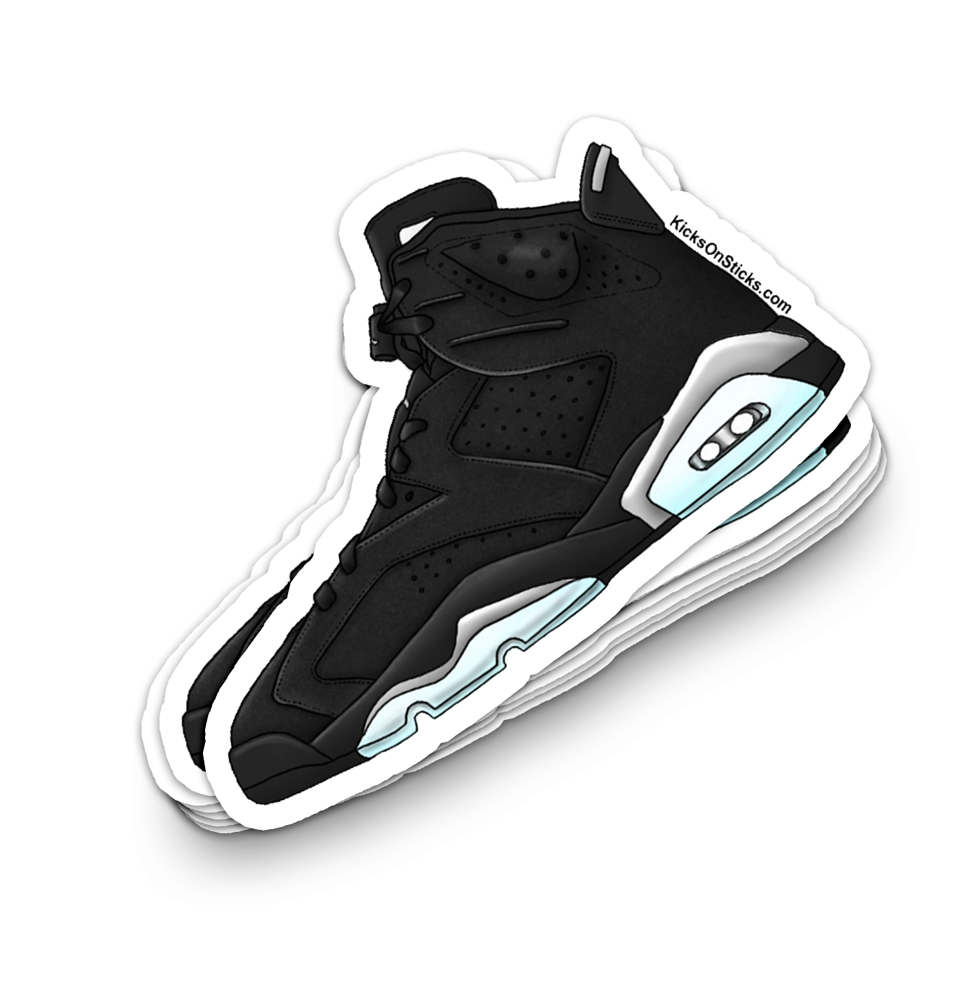 Jordan 6 "Chrome" Sneaker Sticker