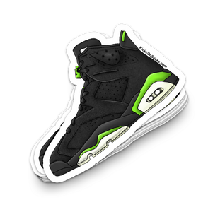 Jordan 6 "Electric Green" Sneaker Sticker