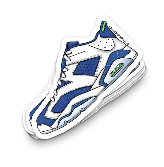 Jordan 6 Low "Ghost Green" Sneaker Sticker